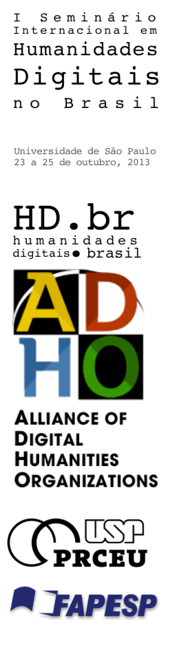 I Seminário Internacional em Humanidades Digitais no Brasil